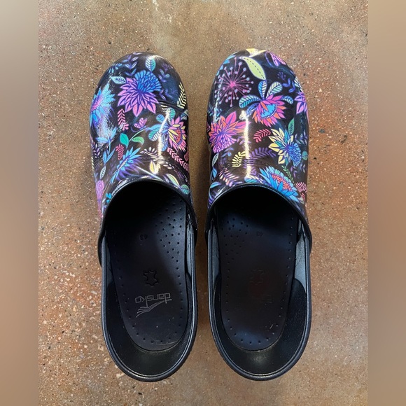Dansko professional clogs - size 43 EU / 12 US - floral print - Picture 2 of 4